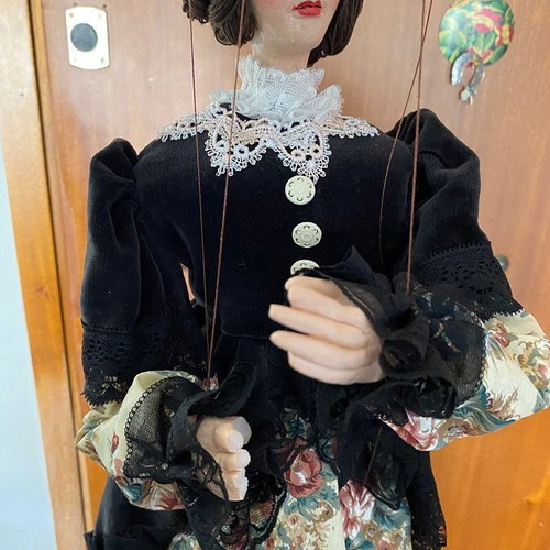 Authentic Czech Marionette new, height 60-70 cm