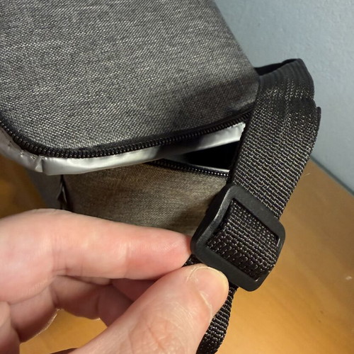 Cooling Bag gray with adjustable strap, new
