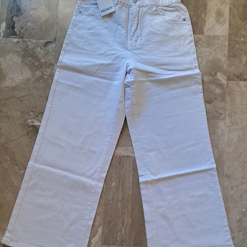 Kiss Pink Wide Leg Women's Pants new, size XL, white