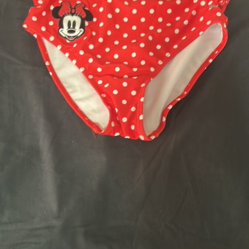Minnie girls swimsuit and summer dress like new, red and white