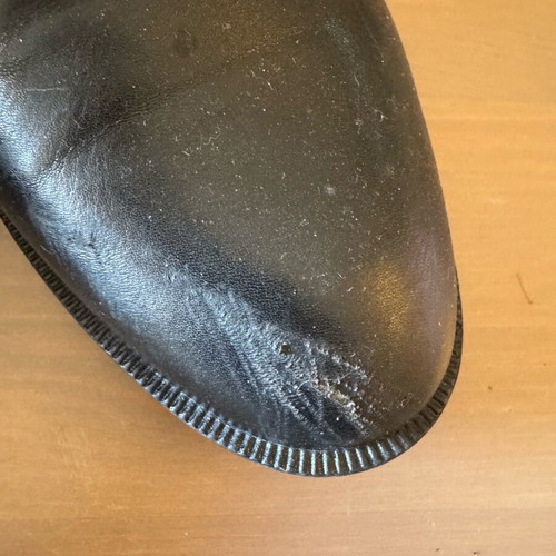 Only biker ankle boots like new, black, size 39, with buckles and studs