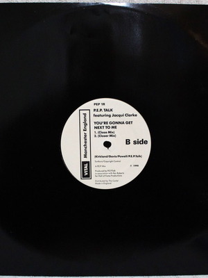 P.E.P Talk Featuring Jacqui Clarke You're Gonna Get Next To Me Remix 12" EP σαν καινούργιο