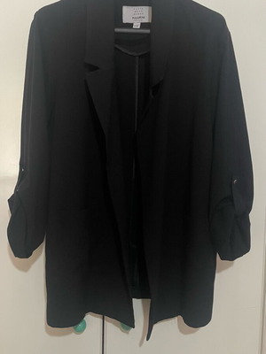 Pull & Bear women's blazer jacket S black like new