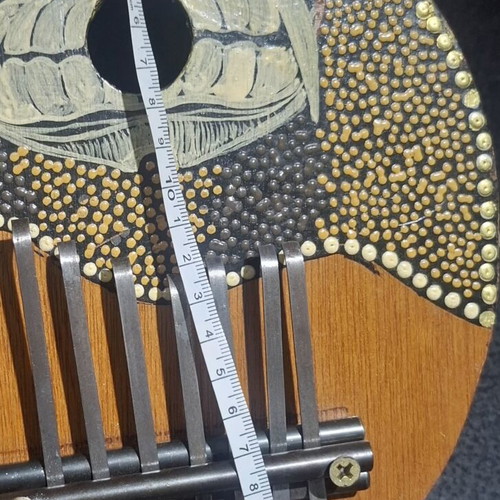 Handmade Kalimba from Coconut Shell (7 Keys) Ethnic Decorative & Musical Instrument