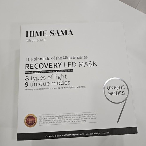 HIME SAMA Miracle ACE RB-034 LED μάσκα προσώπου με 8-χρωματική Photon Light Therapy νέα
