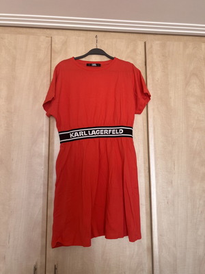 Karl Lagerfeld short dress like new, red, size M