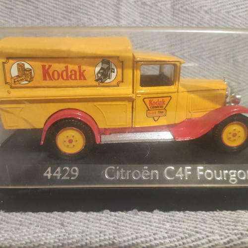 Citroen C4F Fourgon metal miniature like new, 1:43 scale