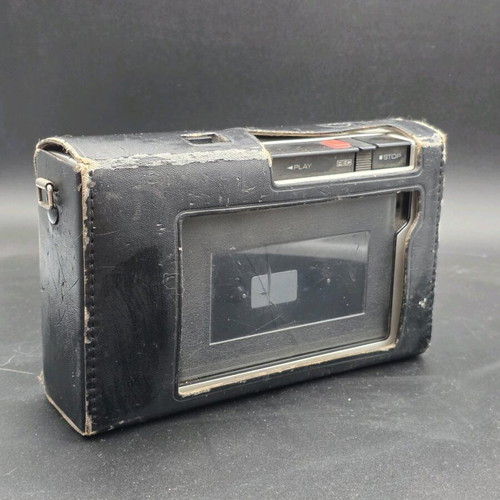 National Panasonic RQ-212 Retro Cassette Player used with Metal Case