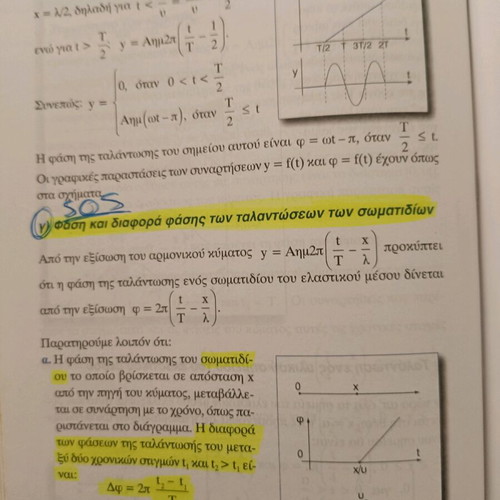 Physics G' Lykeiou Volume A textbook refurbished