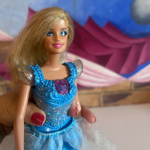 Barbie Fairytale Blue Princess Doll Mattel