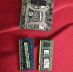 Laptop components used, assorted parts