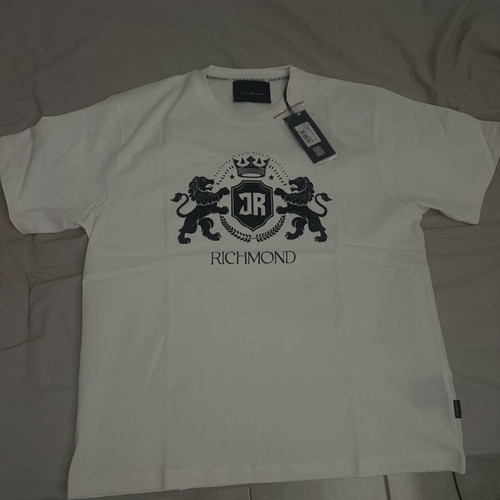 John Richmond T Shirt new, white, size L