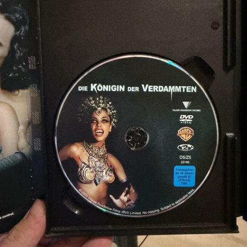 Queen of the Damned DVD used with Greek subtitles, rare slipcover