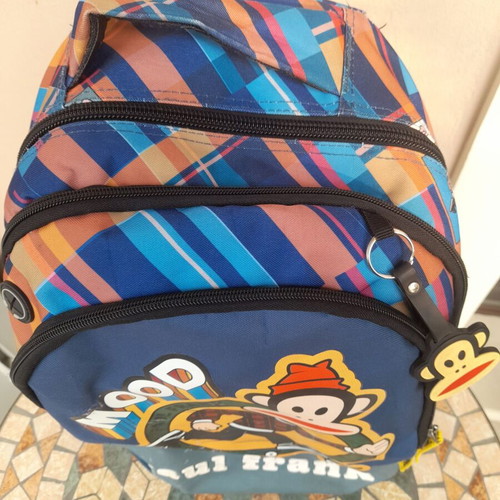 Paul Frank school backpack with multiple compartments