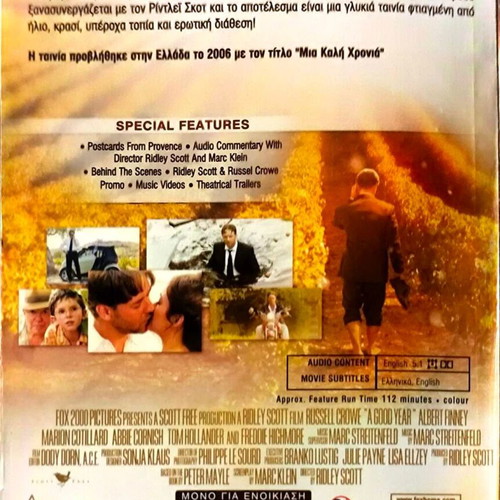 A Good Year DVD used, romance movie with Russell Crowe