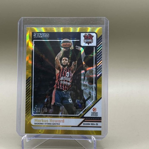 Markus Howard Donruss EuroLeague Gold Card 2024-25, new