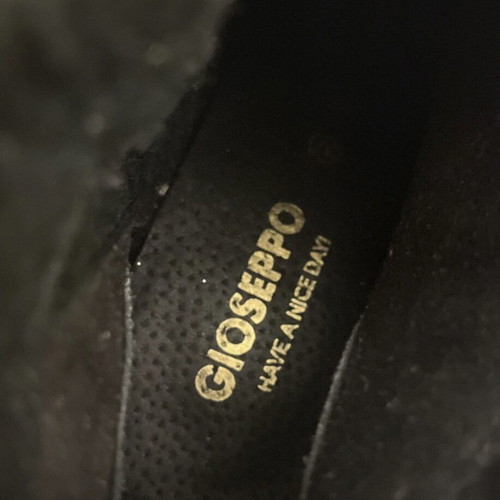 Gioseppo leather ankle boots like new, size 37, black with buckles
