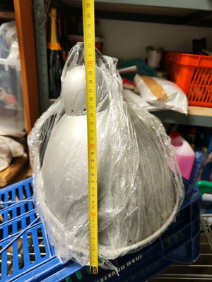 Φωτιστικό οροφής γκρι ύψος 30 εκατοστά σαν καινούργιο