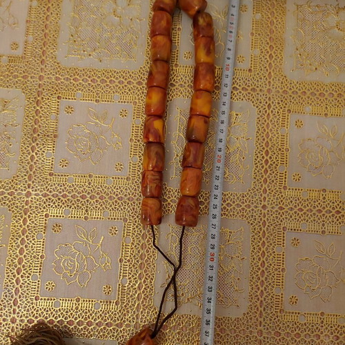 Large decorative worry beads new, plastic resin