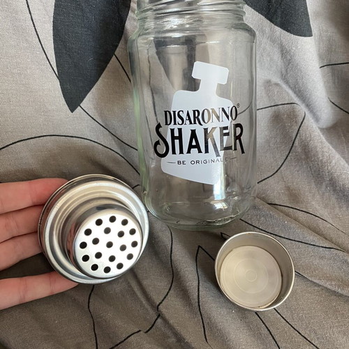 Disaronno shaker glass used, collector's item
