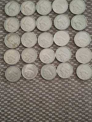 20 Drachma coin used, pack of 25 pieces