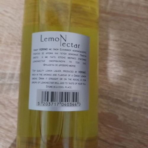 Liqueur lemon nectar Verino new, sealed