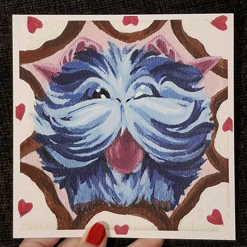 Print Poro (Porofessor - Arcane) new, 15×15cm, thick 300g paper