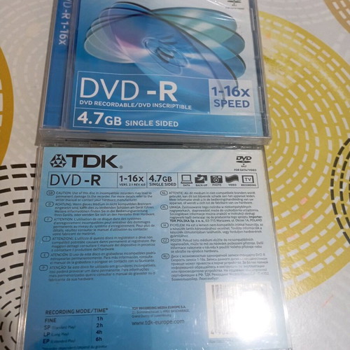 DVD-R 4.7GB new, pack of 7 pieces