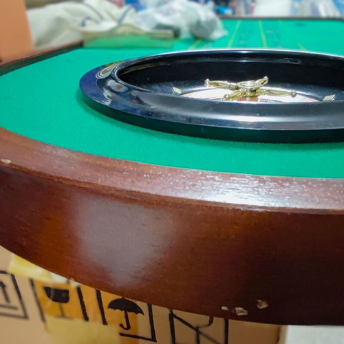 Didatto Wooden Roulette Set 95cm like new, complete with accessories