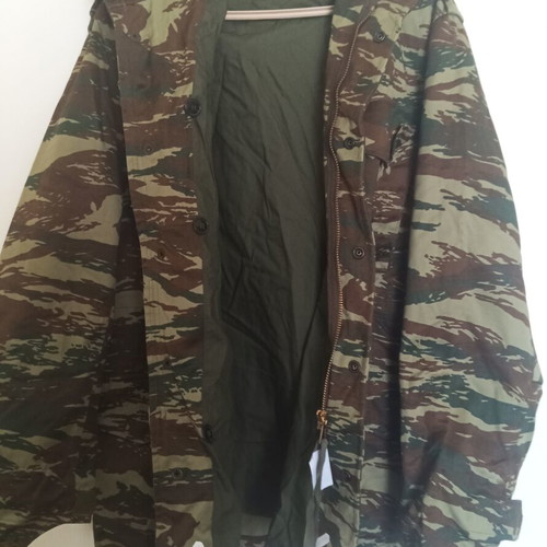 Military jacket No 8 (Large) waterproof with hood, authentic
