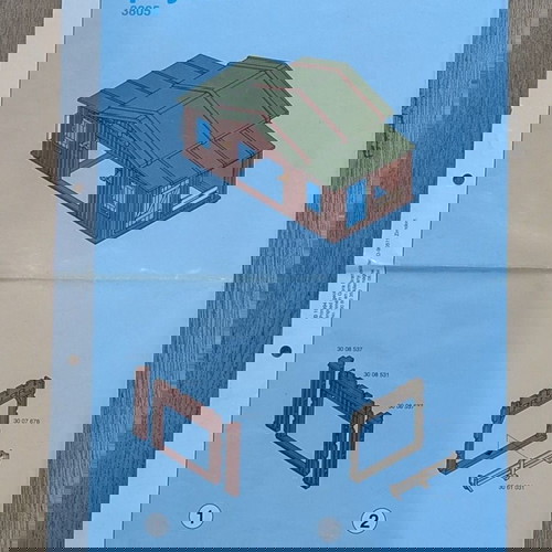 Playmobil Western 3805 ранчо Snake River употребявано с кутия