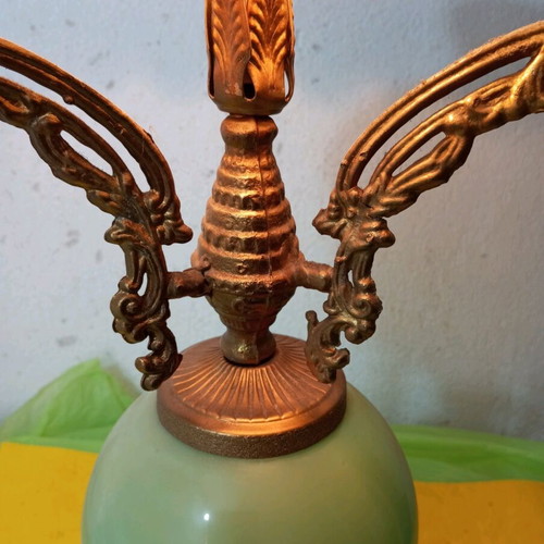 Lamp old used, height 65 cm, functional