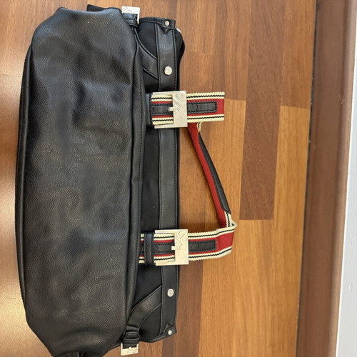 Gianfranco Ferre Black Bag used, classic design with dual handles