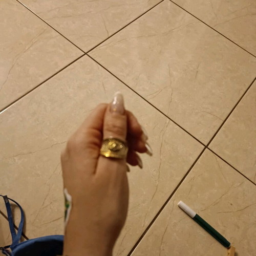 Medusa ring and bracelet like new, set