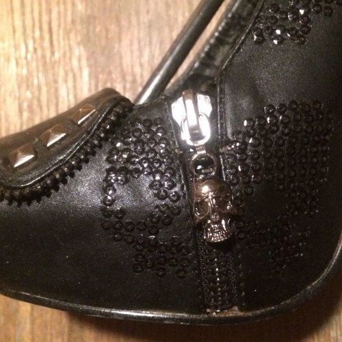 NEW ΙRON FIST PEEP TOE STILETTO PUNK/BIKER/GOTH ΠΛΑΤΦΟΡΜΑ No37