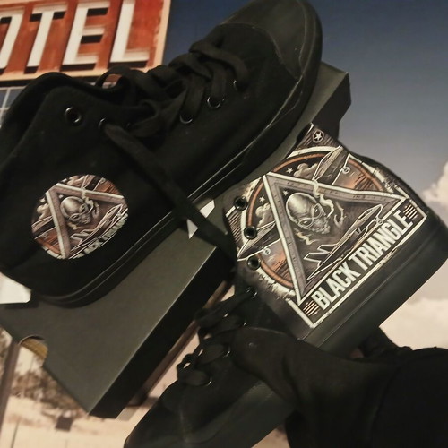 Sneakers Cnvrs Black Triangle Custom new