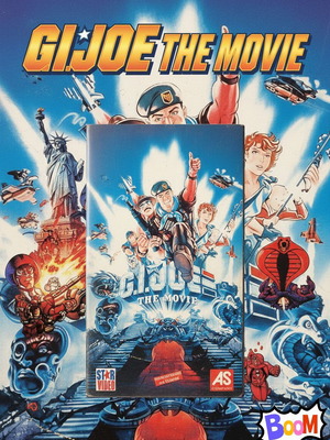 G.I. Joe: The Movie VHS tape like new, dubbed