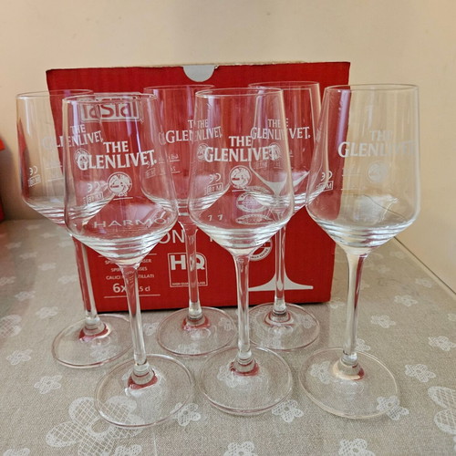 Glenlivet Tasting Glasses set of 6 new