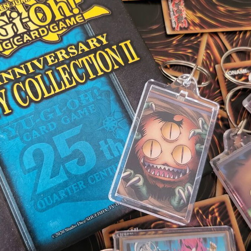 Yugioh card keychains custom made