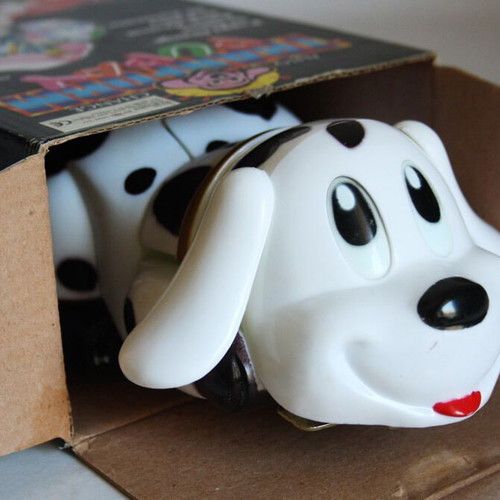 Vintage 90's Auto Change Transform Puppy toy unused