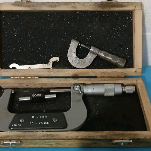 Micrometer 50-75mm used, vintage, very good condition