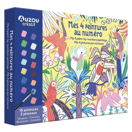 My Artistic Kit four paint by numbers pictures new