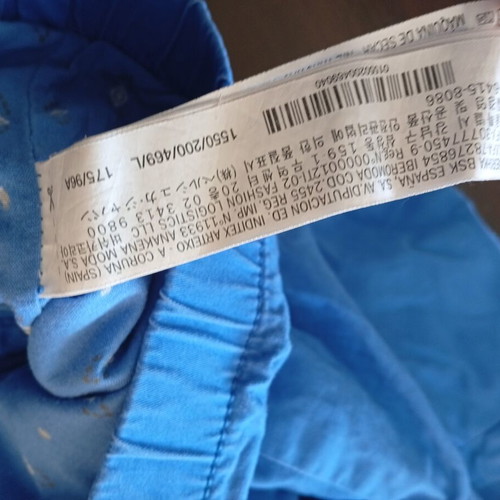 Bershka jacket like new, size large, blue