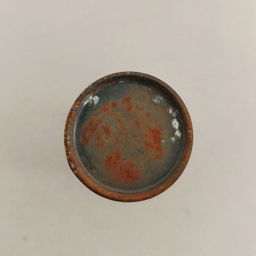 Brasso vintage metal polish container used, 1950s