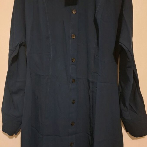 Mango shirt dress new, size Large, green