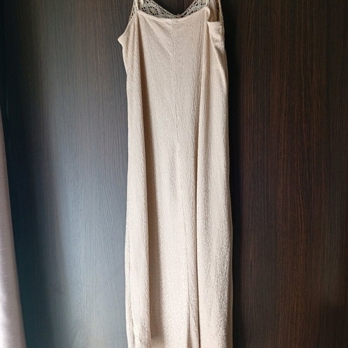 Zara women's dress new, beige, size L
