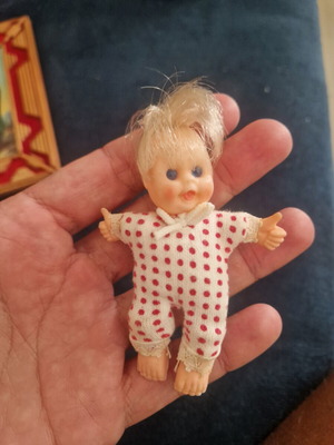 Lili Puce Mini Doll vintage, used