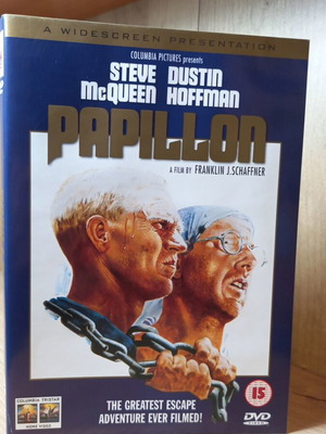 Papillon DVD like new with English subtitles