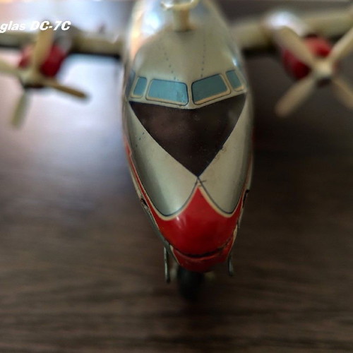 Douglas DC-7C vintage used collectible model toy