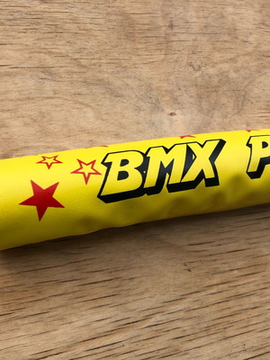 Vintage Magic BMX PLUS προστατευτικό σφουγγαράκι τιμονιού ποδηλάτου κίτρινο καινούργιο